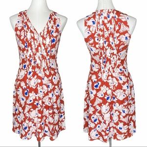Banana Republic Floral Pleated Dress